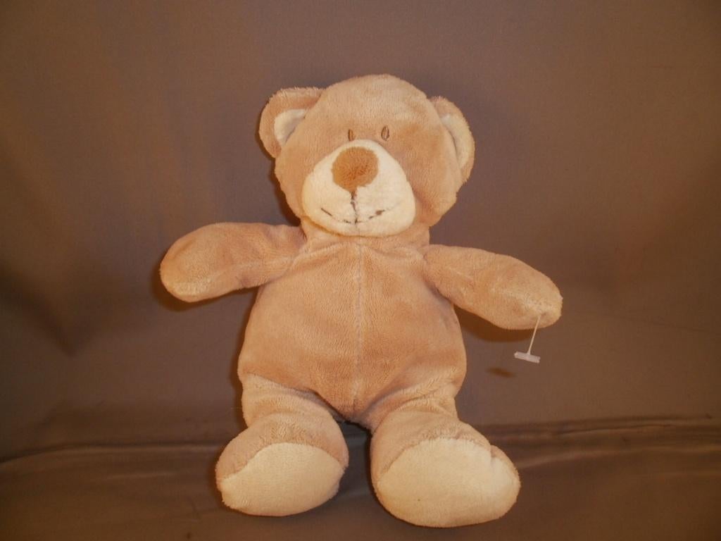 nicotoy beer zonder konijn pakje bruin/crème 19 cm, Kinderen en Baby's, Speelgoed | Knuffels en Pluche, Ophalen of Verzenden, Zo goed als nieuw