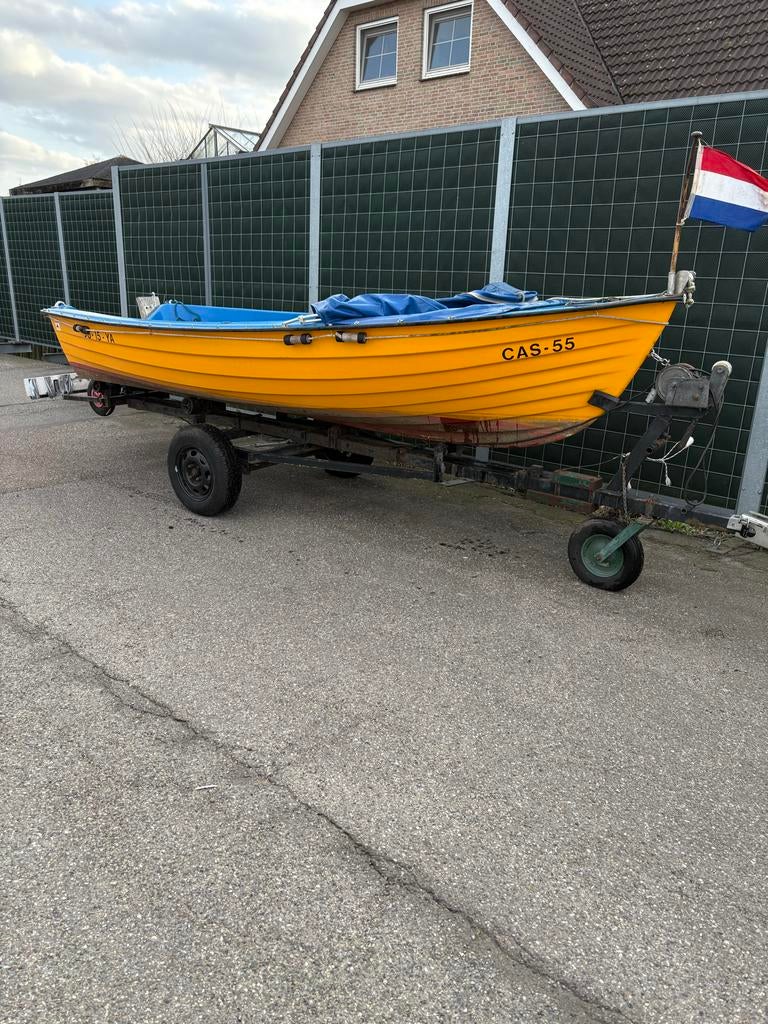 Jofa boot met kanteltrailer, Ophalen, Gebruikt