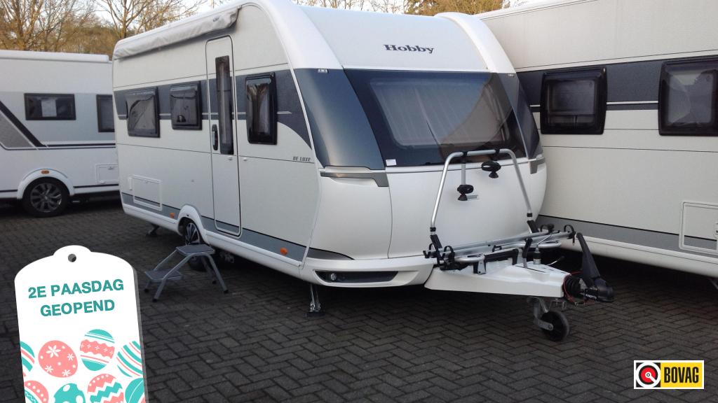 Hobby De Luxe 460 LU, Caravans en Kamperen, Rondzit, Hobby, Schokbreker, Overige typen