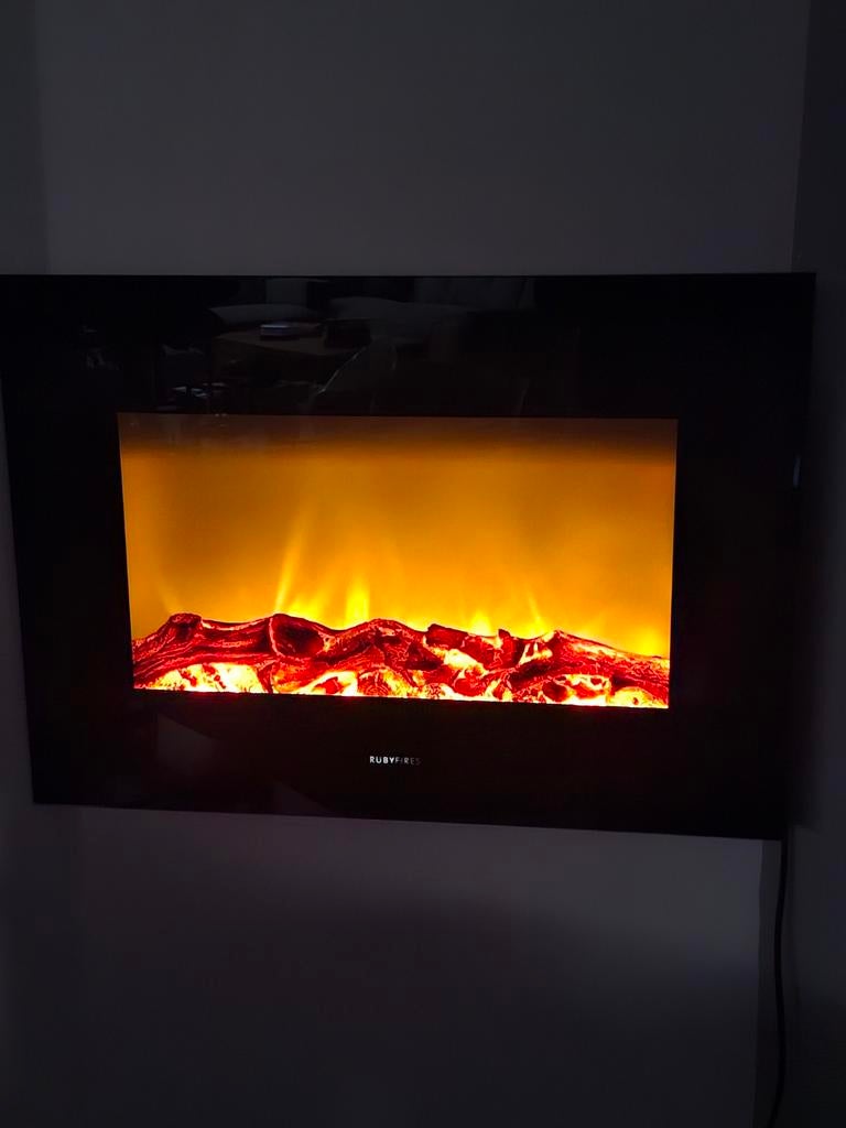 Ruby Fires sierhaard met afstandsbediening, Ophalen, Inbouwhaard, Elektrische haard