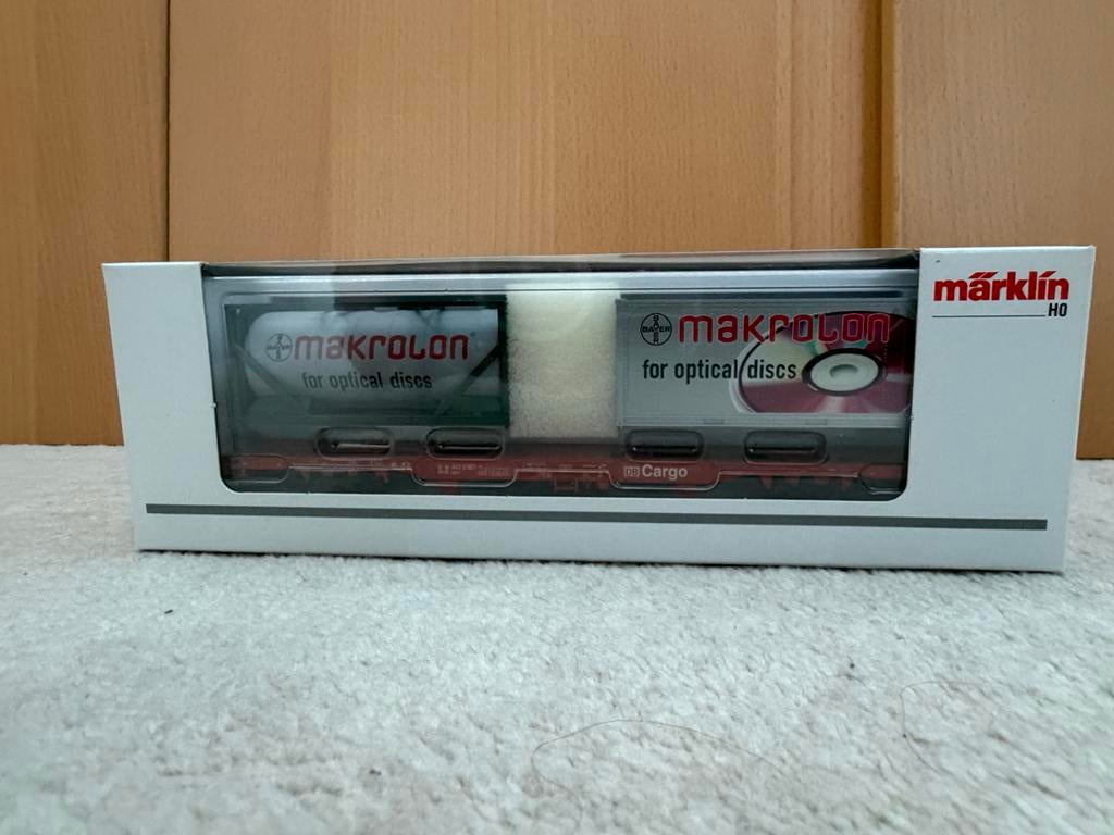 Märklin H0 47702 Makrolon Wagon - zgan, Ophalen, Gelijkstroom of Wisselstroom, Wagon, Zo goed als nieuw