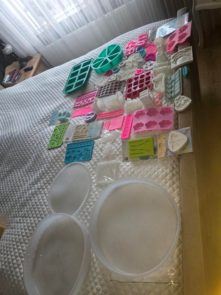 Mega veel siliconen mallen vormen, Ophalen of Verzenden, Taarten of Cupcakes, Bakvorm