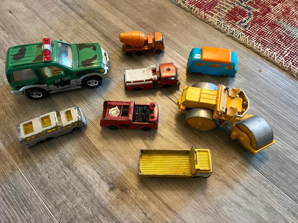 Matchbox vintage retro metalen autootjes speelgoed verzamel, Verzamelen, Speelgoed, Gebruikt, Ophalen of Verzenden
