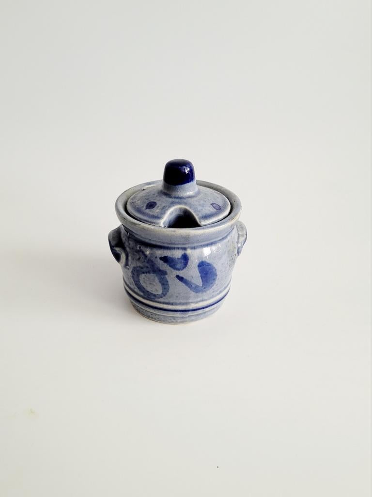 Izgs Keulse pot vintage potje met deksel, Antiek en Kunst, Ophalen of Verzenden