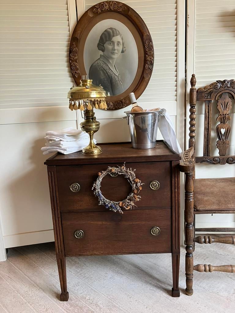 Antieke po kast toilet, Ophalen, Minder dan 45 cm, 55 tot 70 cm, Zo goed als nieuw