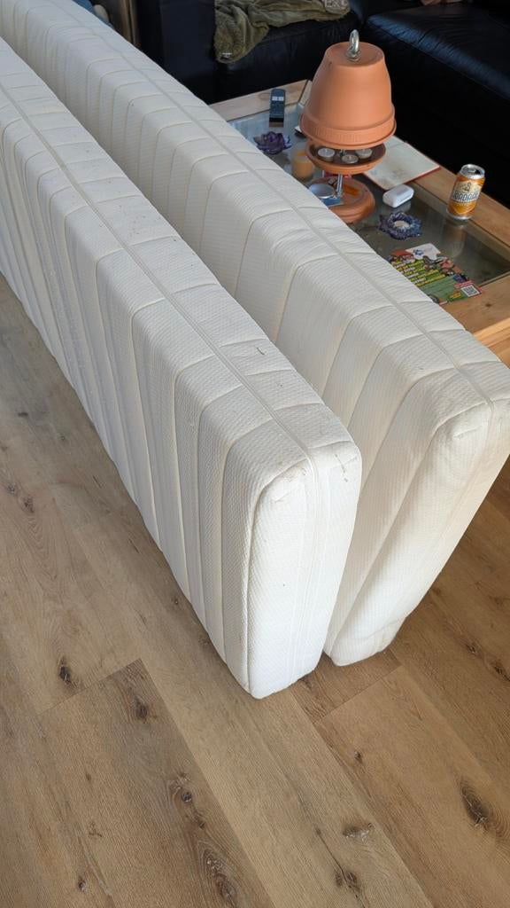 Twee matrassen voor in de caravan, Ophalen of Verzenden, Gebruikt, Tweepersoons, Matras