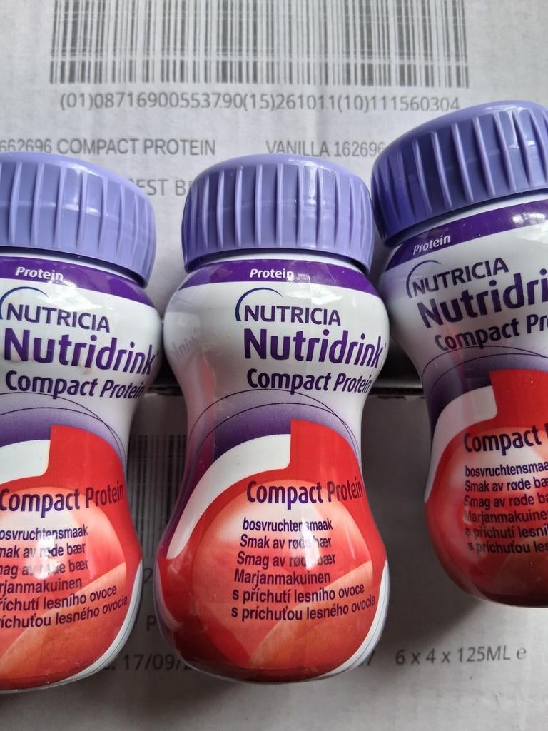 84 Nutridrink flesjes, Ophalen