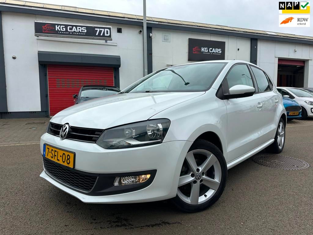 Volkswagen Polo 1.2 TSI BlueMotion Highline, Voorwielaandrijving, Euro 5, 4 cilinders, Wit