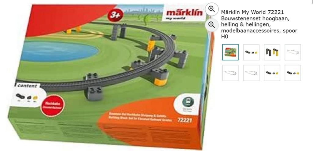 Marklin HO spoor kindertrein, Ophalen, Wisselstroom, Treinset, Zo goed als nieuw