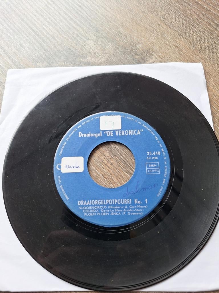 Draaiorgel  de veronica  Draaiorgelpotpourri 1, Ophalen of Verzenden, Gebruikt, Overige formaten, Levenslied of Smartlap