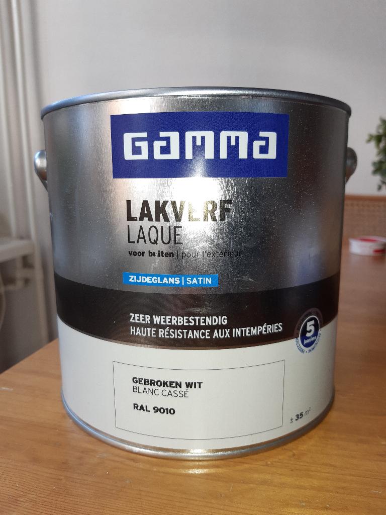 verf, Doe-het-zelf en Verbouw, Verf, Beits en Lak, Ophalen, Wit, Nieuw, Lak