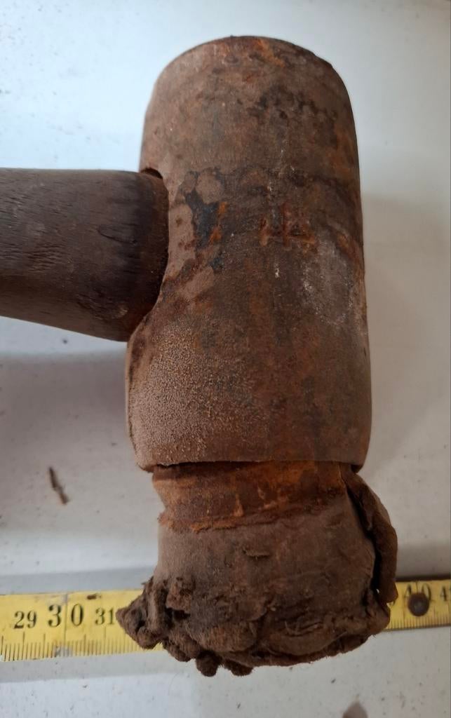 Oude houten hamer - Vintage gereedschap, Ophalen, Gebruikt