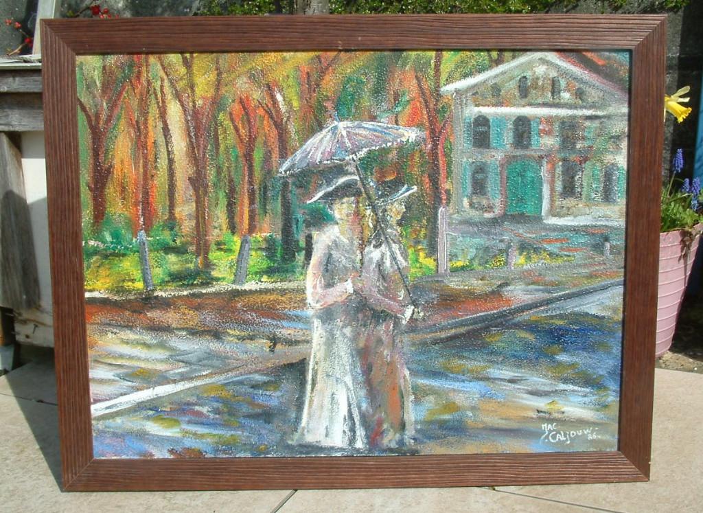 schilderijen  jac Caljouw Arnemuiden, Ophalen