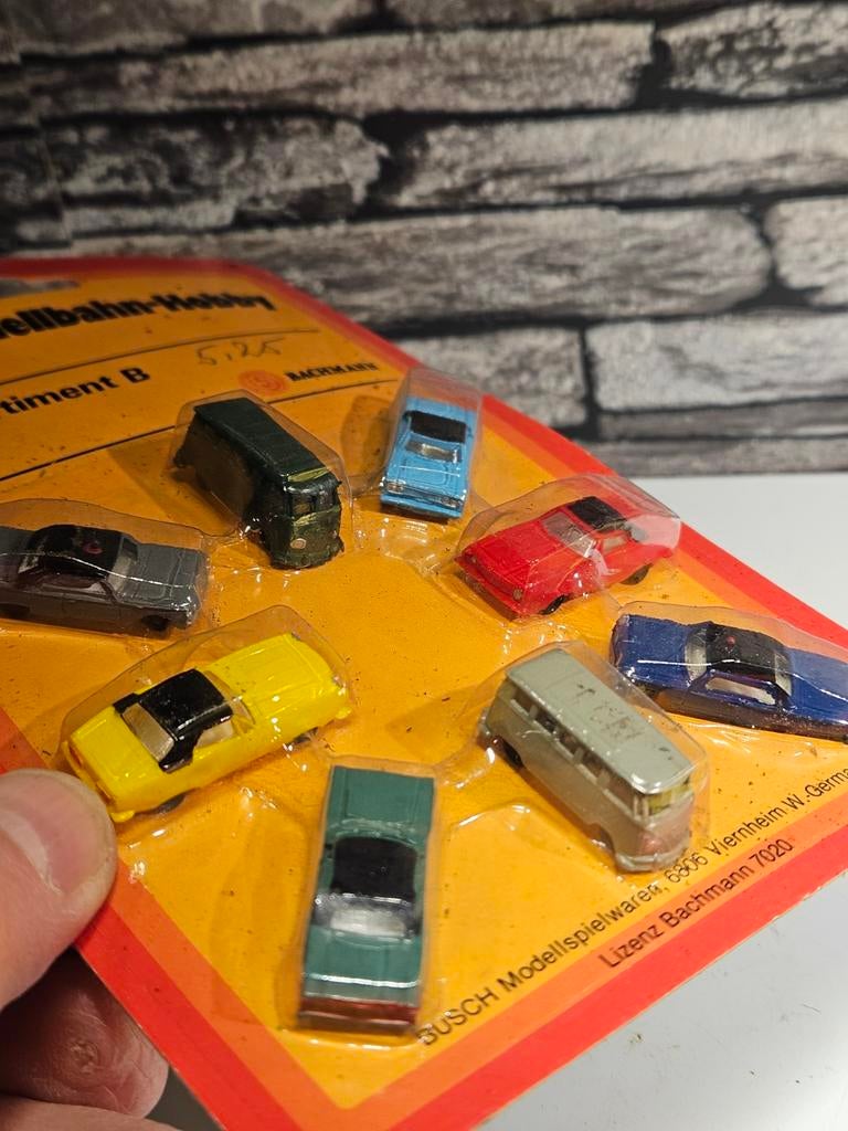 Busch voertuigen auto s N spoor trein 1:160, Hobby en Vrije tijd, Modeltreinen | N-Spoor, Overige merken, Gelijkstroom of Wisselstroom