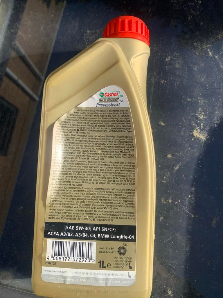 Castrol EDGE Professional 5W-30 Motorolie 1L, Ophalen of Verzenden, Nieuw