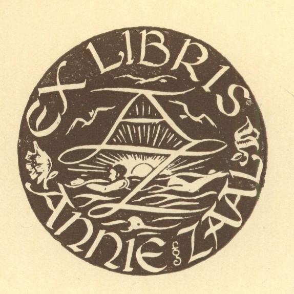 0577 Ex Libris Nederland : Harry Corvers, 1945, Verzenden