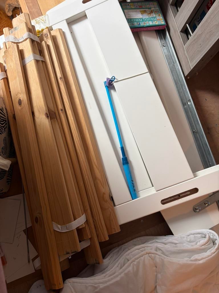 Peuterbed schaap ikea, Kinderen en Baby's, Kinderkamer | Bedden, Ophalen, Gebruikt, 140 tot 160 cm, 70 tot 85 cm