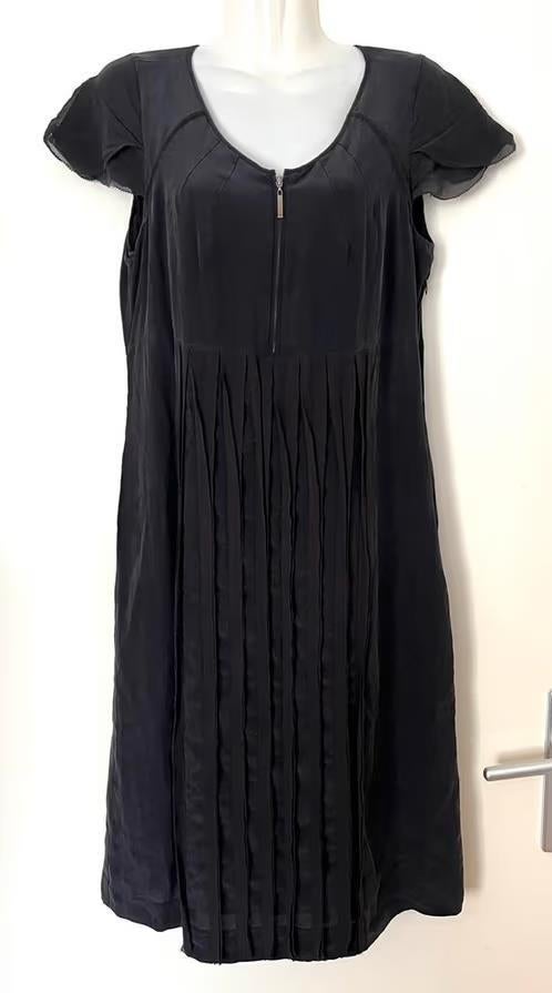 Claudia Strater zijden jurk maat 38, Kleding | Dames, Maat 38/40 (M), Blauw, Ophalen of Verzenden, Zo goed als nieuw