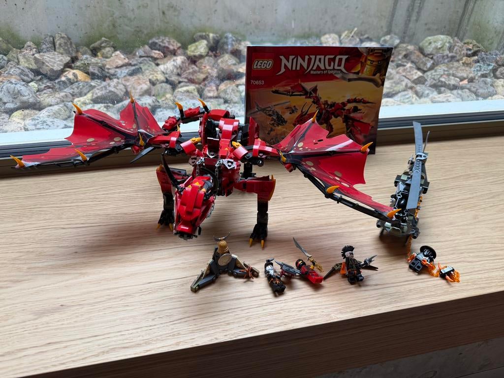 Lego Ninjago Firstbourne draak 70653, Ophalen of Verzenden, Zo goed als nieuw