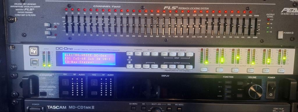 Electro voice  DC one processor, Ophalen of Verzenden, Gebruikt