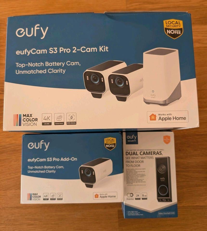 Eufy S3 Pro camerasysteem, Ophalen of Verzenden, Zo goed als nieuw