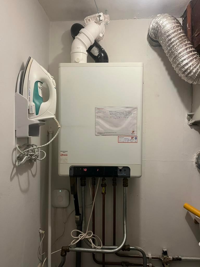 Intergas Kombi Kompakt HRE 24/18 CV-ketel, Ophalen, Gebruikt, Hoog rendement (Hr), Cv-ketel of Combi-ketel