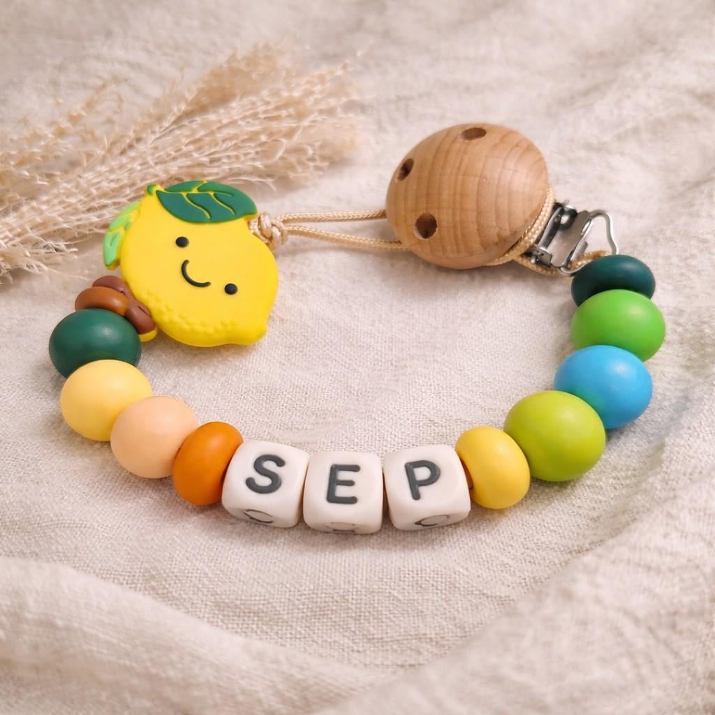 Speenkoord Sep (naam is aanpasbaar) 🍋, Ophalen of Verzenden, Nieuw