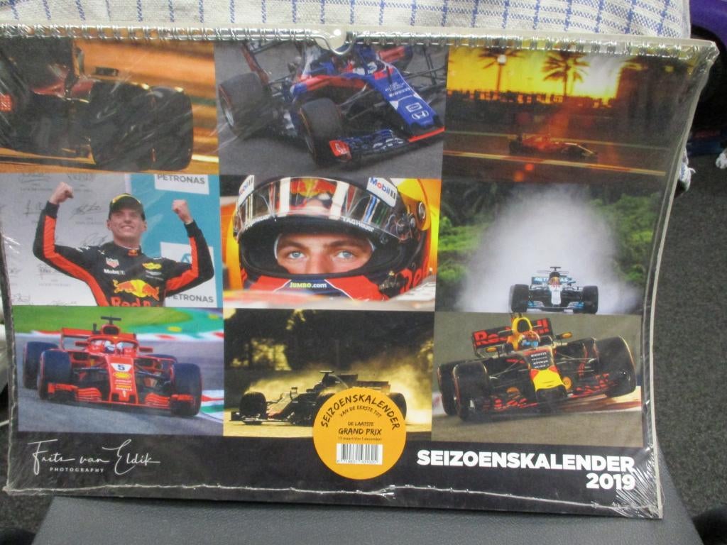2019 MAX VERSTAPPEN GRAND PRIX KALENDER NIEUW, Verzenden, Nieuw
