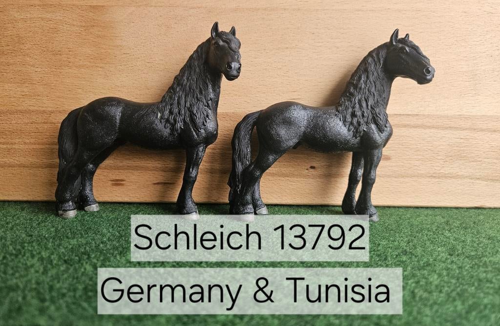 Schleich 13792 Friese hengst uit 2016, Ophalen of Verzenden, Zo goed als nieuw, Paard, Beeldje of Figuurtje