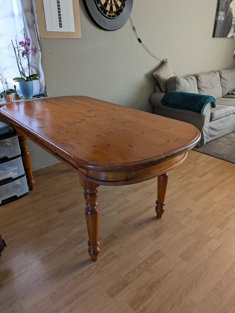 Grenen eettafel gebruik apart model., Ophalen