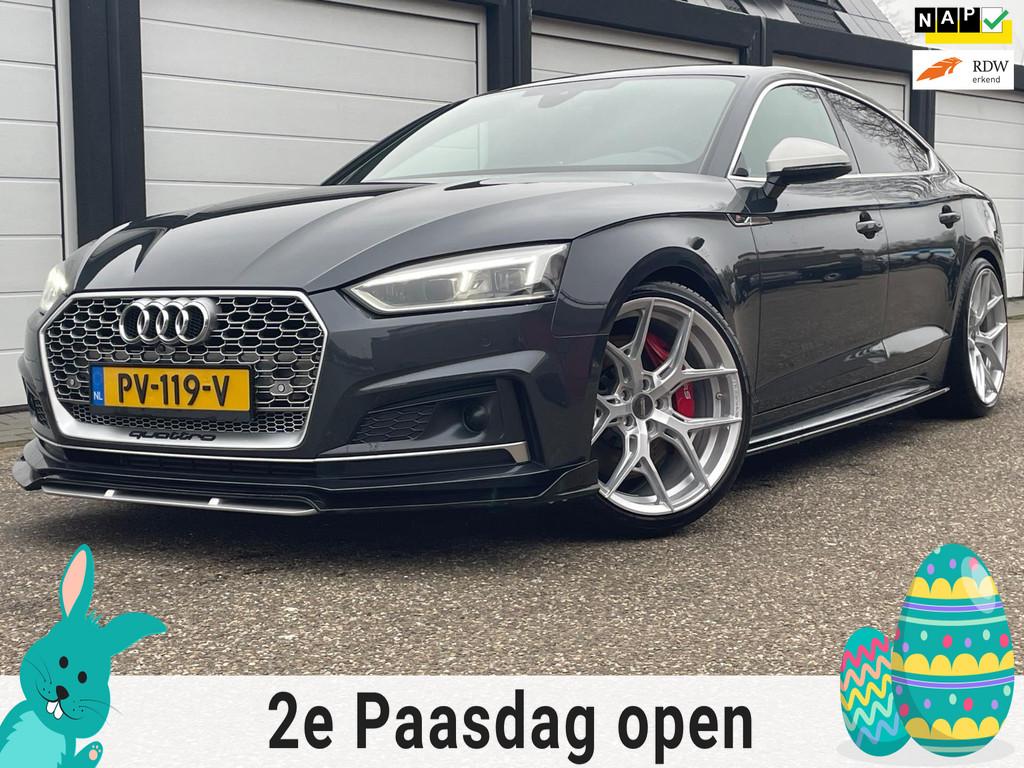 Audi A5 Sportback 2.0 TFSI MHEV Sport 290 PK RS5 uitgevoerd, Gebruikt, 4 cilinders, 1984 cc, Leder en Stof