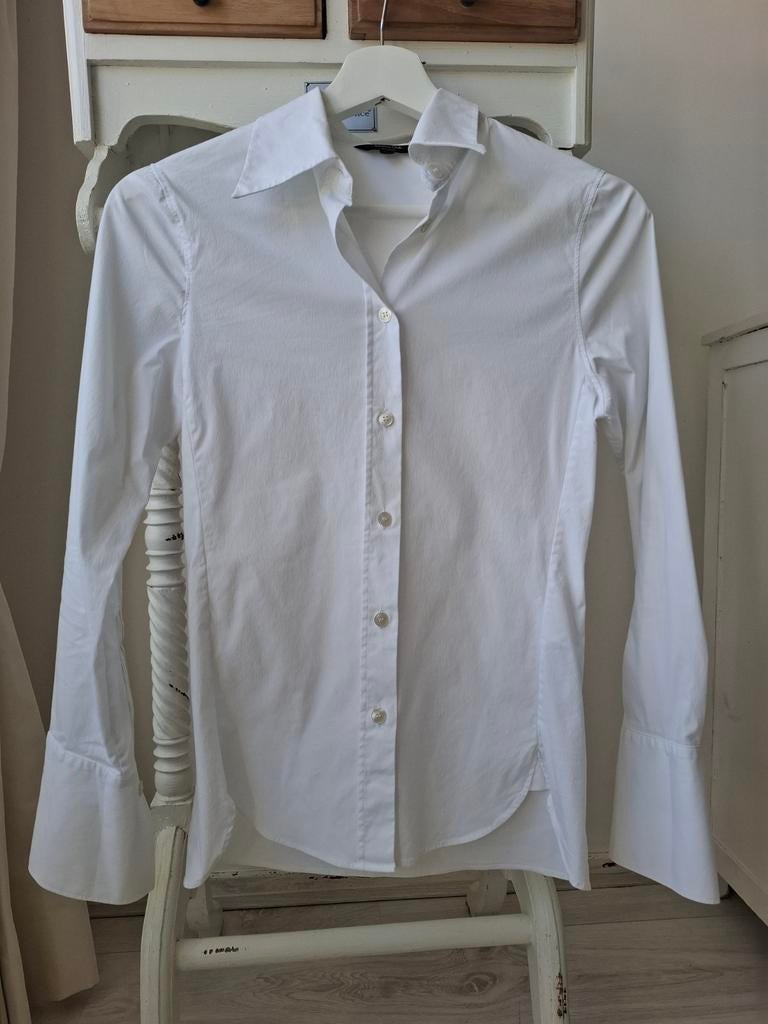 Massimo Dutti blouse mt. XS, Kleding | Dames, Blouses en Tunieken, Zo goed als nieuw, Maat 34 (XS) of kleiner, Blauw, Verzenden