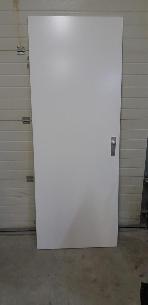 Opdek binnendeur, wit, afmetingen zit foto binnenmaat deur, Doe-het-zelf en Verbouw, Ophalen, Gebruikt, Minder dan 80 cm, Binnendeur