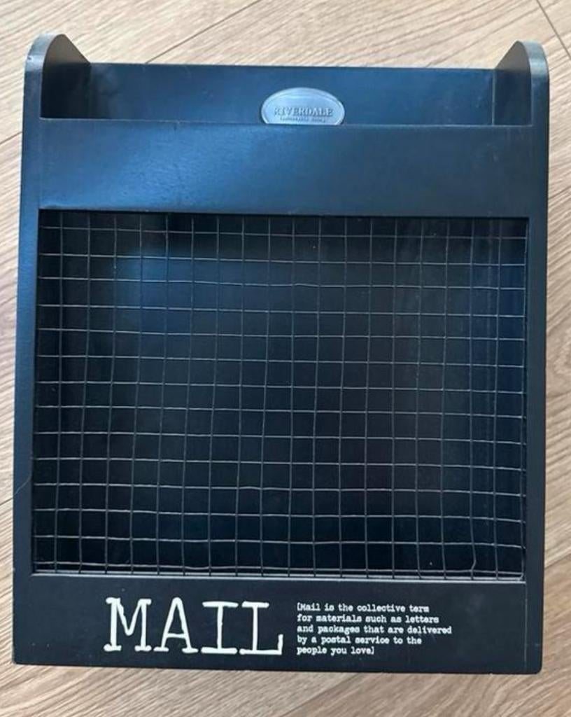 Riverdale Postbak Zwart, Huis en Inrichting, Ophalen of Verzenden, Gebruikt