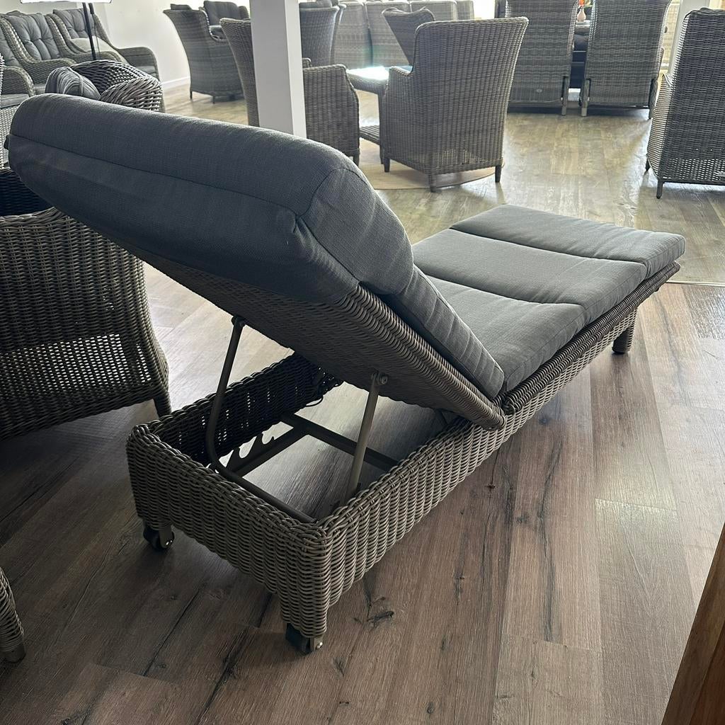 4 Seasons Outdoor 4SO ligbed Wales – verstelbaar – ZGAN, Verzenden, ., Zo goed als nieuw, Wicker