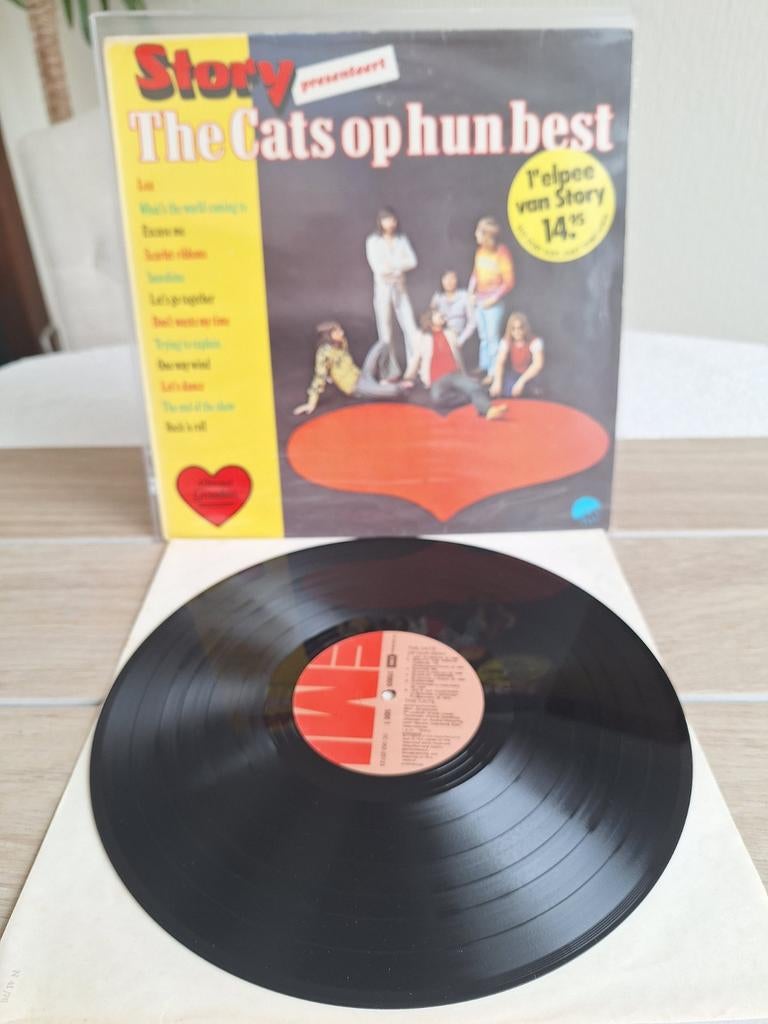 LP van  THE CATS  // THE CATS OP HUN BEST, Cd's en Dvd's, Vinyl | Pop, Ophalen of Verzenden, Gebruikt, 12 inch
