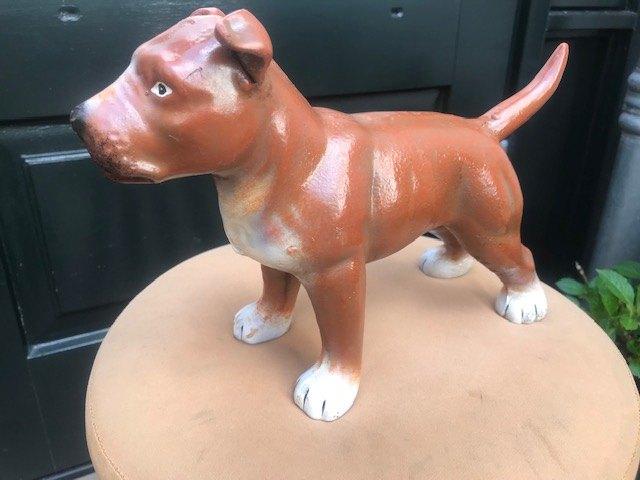 leuk gietijzeren beeld, BULLDOG, Antiek en Kunst, Ophalen of Verzenden