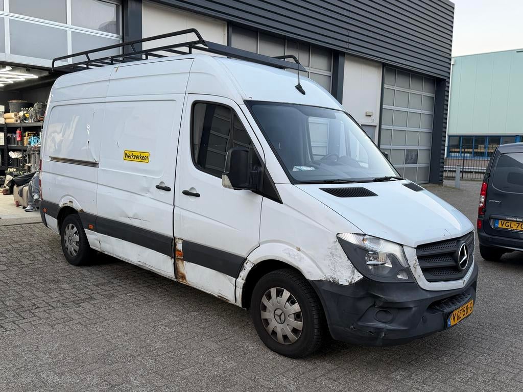 Mercedes-Benz Sprinter 2.1 CDI 105KW 2017, Stof, Wit, Particulier, Geïmporteerd