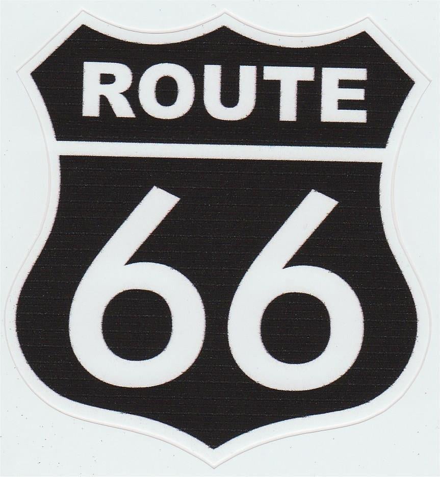 Route 66 sticker #2, Ophalen of Verzenden, Nieuw, Bedrijf of Vereniging