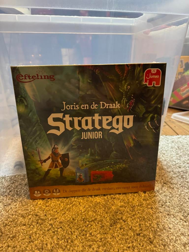 Efteling Joris en de Draak Stratego Junior, Hobby en Vrije tijd, Gezelschapsspellen | Bordspellen, Een of twee spelers, Ophalen of Verzenden