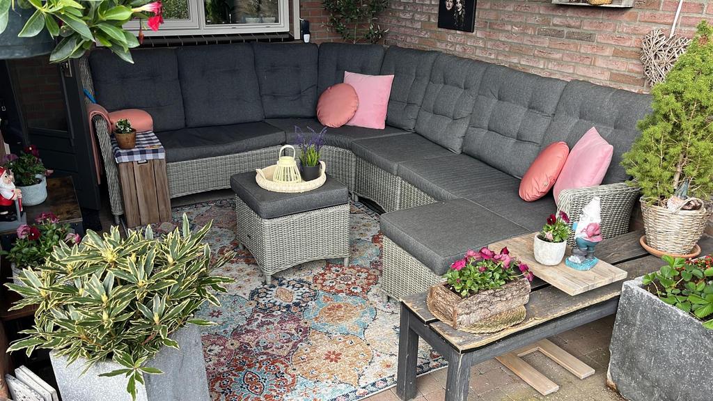 Mooi grote loungeset, Ophalen, Zo goed als nieuw