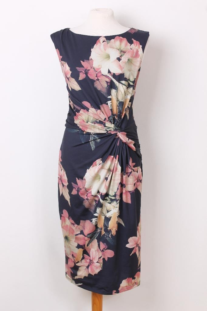 Lente! Gebloemde jurk PHASE EIGHT maat 42, Blauw, Maat 42/44 (L), Ophalen of Verzenden, Zo goed als nieuw