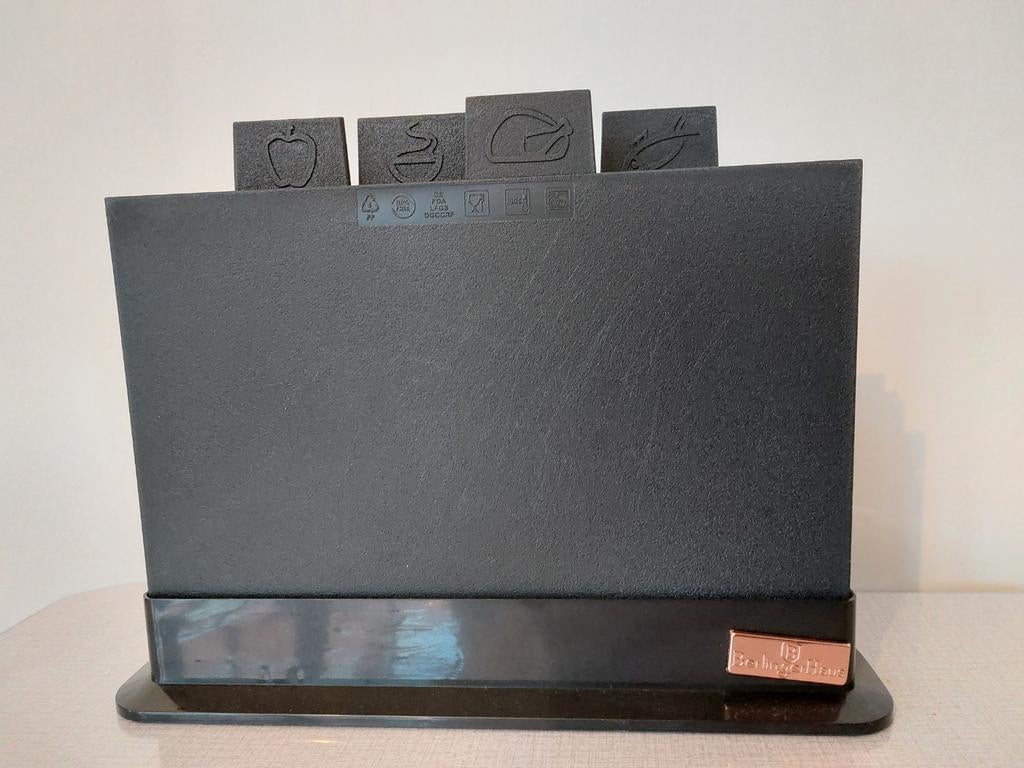 Berlinger Haus snijplanken set, Snij-/serveerplank, Ophalen of Verzenden, Zo goed als nieuw, Zwart