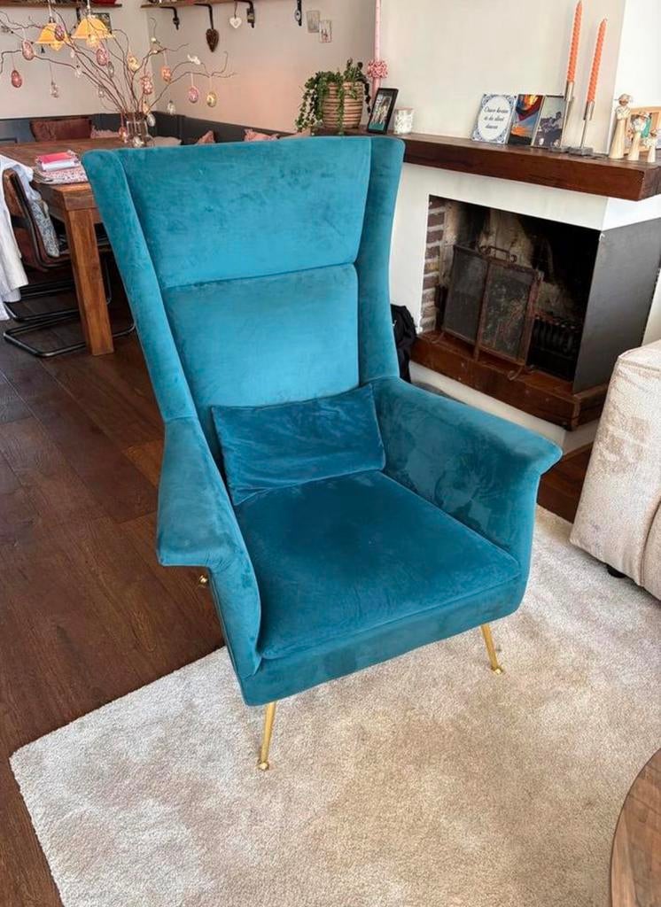 Design stoel merk Kare, Huis en Inrichting, Fauteuils, Ophalen, Gebruikt, 75 tot 100 cm, 75 tot 100 cm