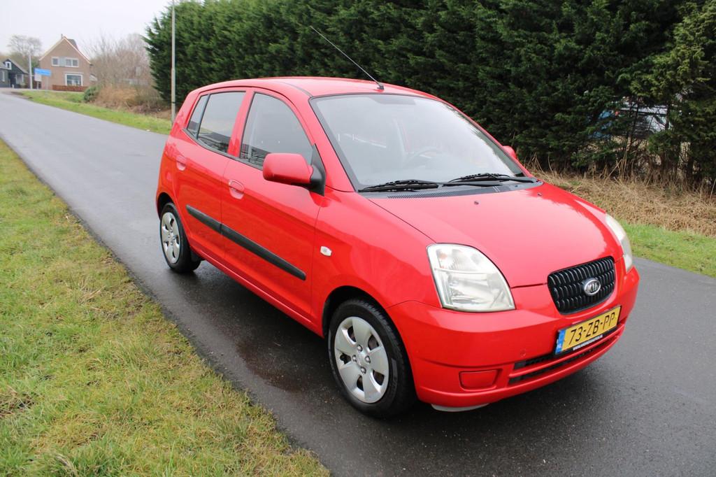 Kia Picanto 1.0 Light 5 Drs met Stuurbekrachtiging, Auto's, Voorwielaandrijving, 4 cilinders, 400 kg, Origineel Nederlands