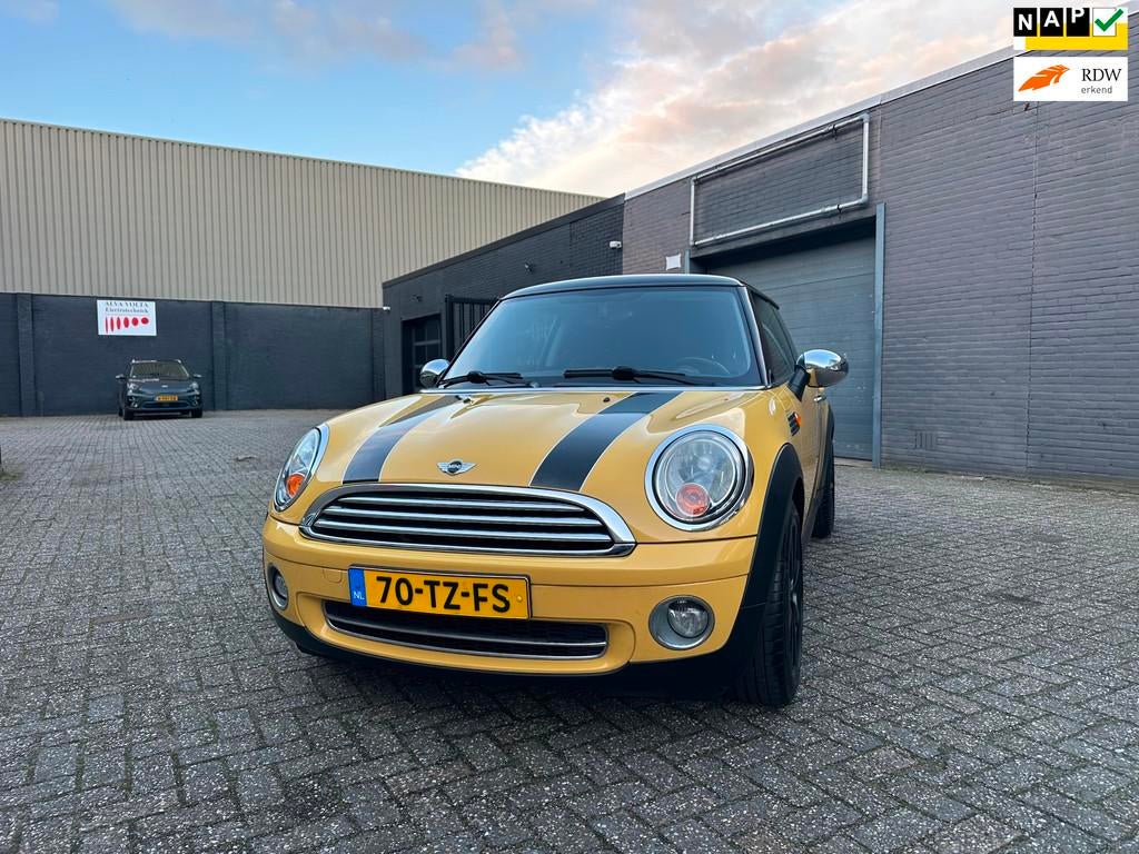 Mini Mini 1.6 Cooper Pepper Airco Elek. Pakket Navi LM-Wiele, Stof, Gebruikt, 4 stoelen, 49 €/maand