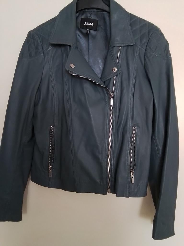 Arma leren jas, maat 42, Arma, Maat 42/44 (L), Ophalen of Verzenden, Zo goed als nieuw