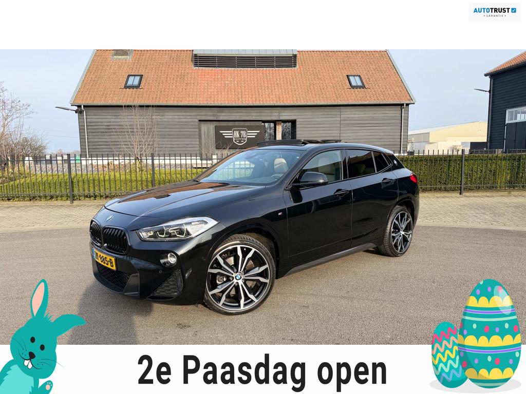 BMW X2 SDrive20i High Exe M-Pakket Panoramadak leer Navi Hea, 1998 cc, X2, Zwart, SUV of Terreinwagen