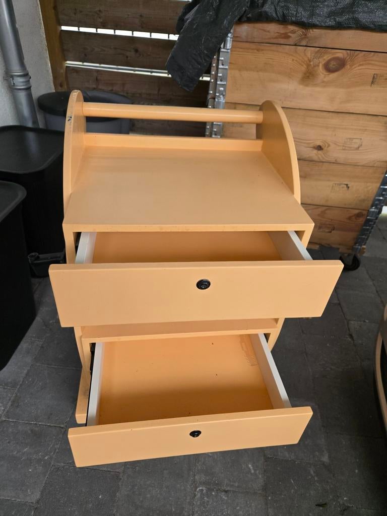 Werktrolley Pedicure Tafel met Lades, Minder dan 50 cm, Gebruikt, 1 of 2 laden, Praktisch en functioneel