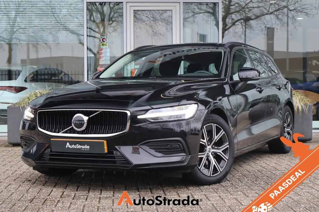 Volvo V60 B3 Essential 163pk | LED | Cruise | Climate | Navi, Stof, 4 cilinders, 1634 kg, Origineel Nederlands